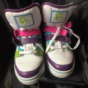 Retro neon high tops